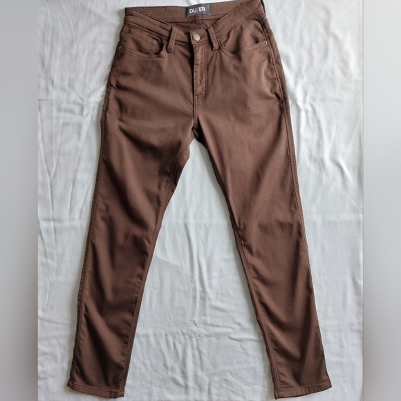 DU/ER Duer No Sweat Slim Fit Stretch Pants Men's Kalamata Brown Size 29 - Picture 16 of 16